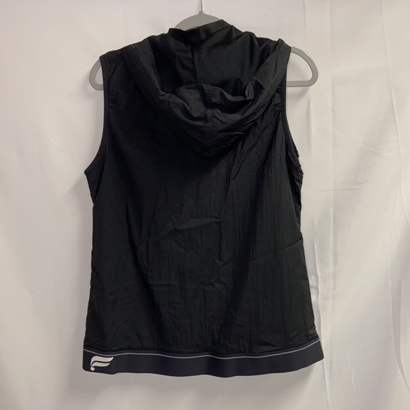 Fabletics Kennedy Hooded Vest Black Large - Picture 3 of 6